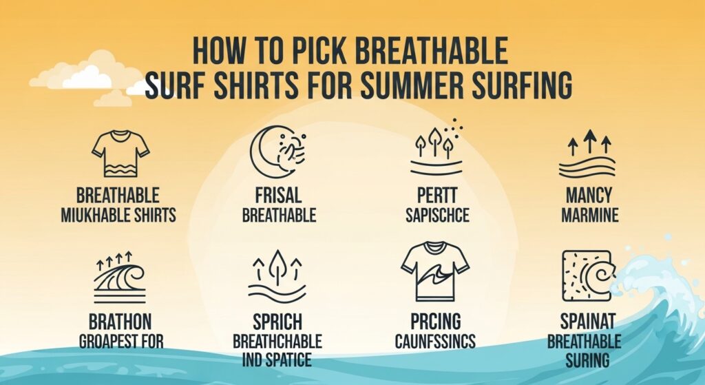 How to Pick Breathable Surf Shirts for Summer Surfing